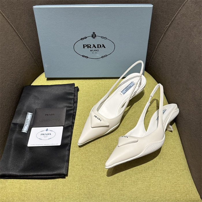 Prada Slingback Pumps 50MM Lambskin