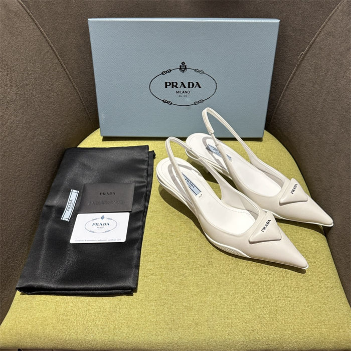 Prada Slingback Pumps 50MM Lambskin