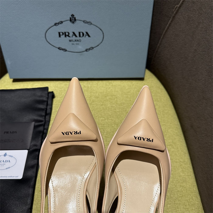 Prada Slingback Pumps 50MM Lambskin