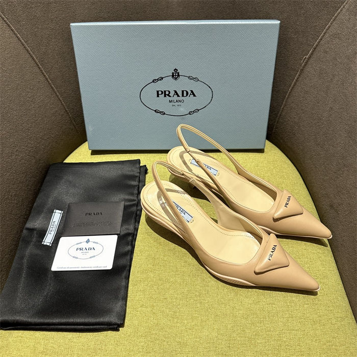 Prada Slingback Pumps 50MM Lambskin