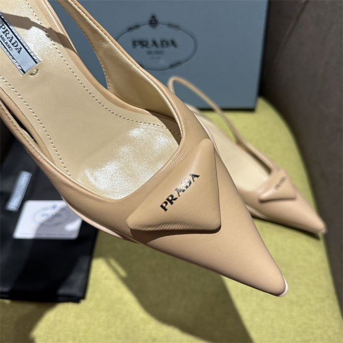 Prada Slingback Pumps 50MM Lambskin