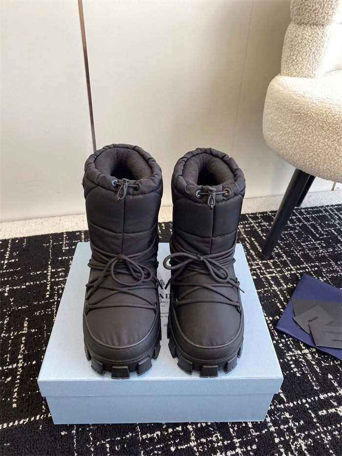 Prada Re-Nylon gabardine après-ski boots