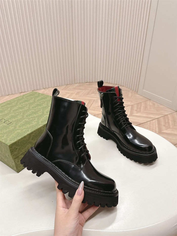 Gucci Women's Boots Lace-Up