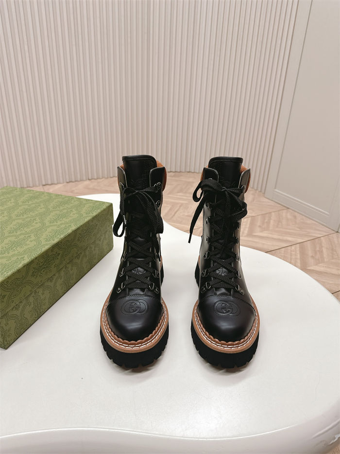 Gucci Women's Boots Lace-Up