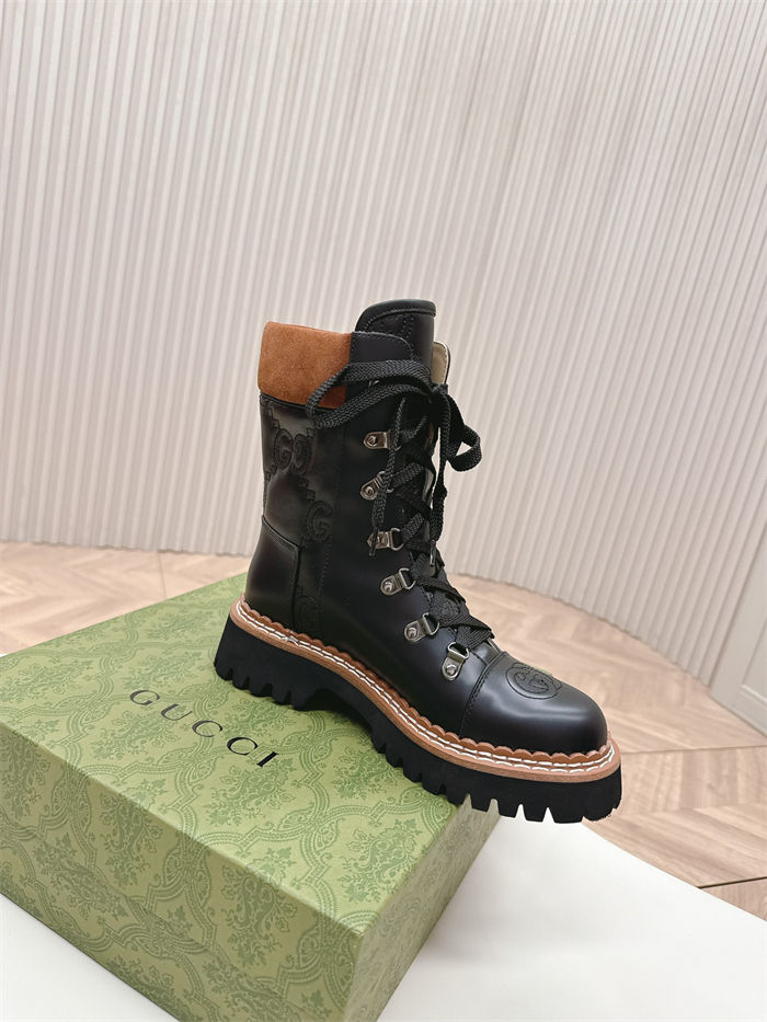 Gucci Women's Boots Lace-Up