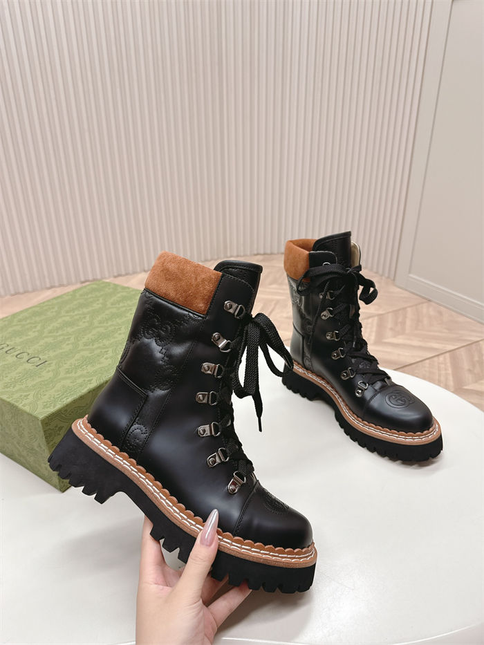 Gucci Women's Boots Lace-Up