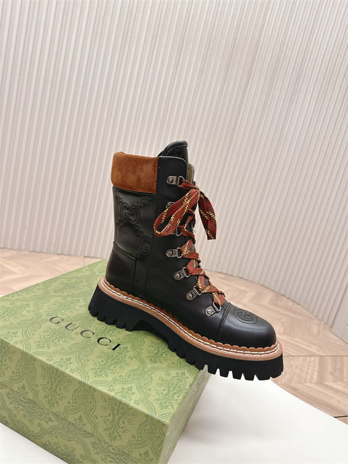 Gucci Women's Boots Lace-Up