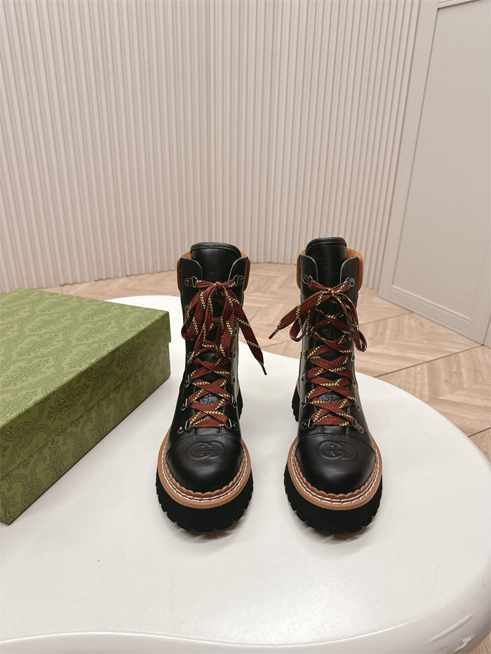 Gucci Women's Boots Lace-Up