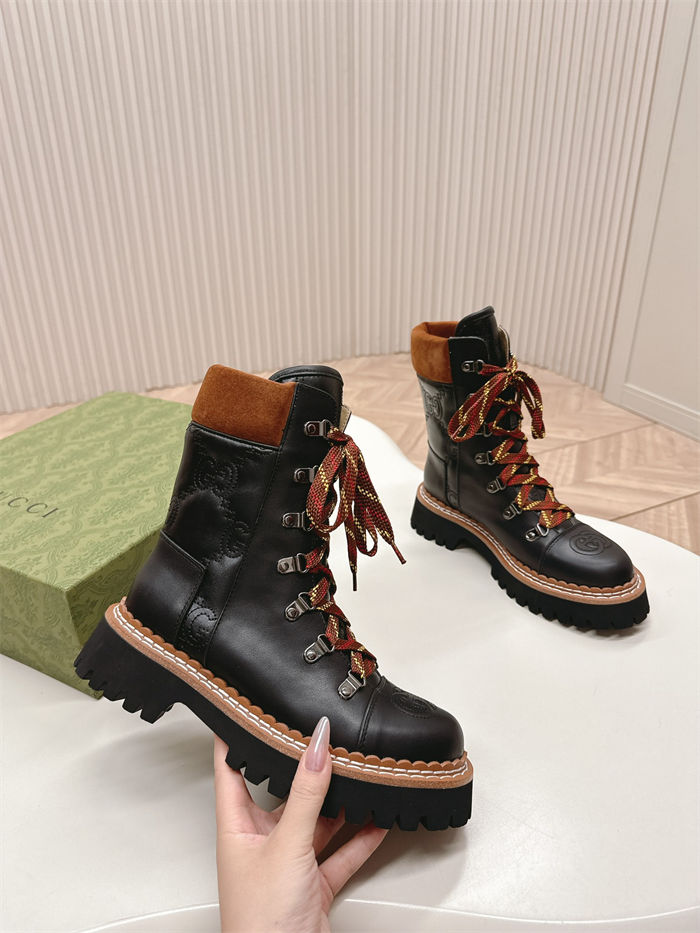 Gucci Women's Boots Lace-Up