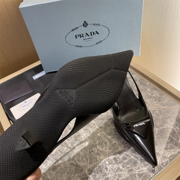 Prada Slingback Pumps 50MM Brushed