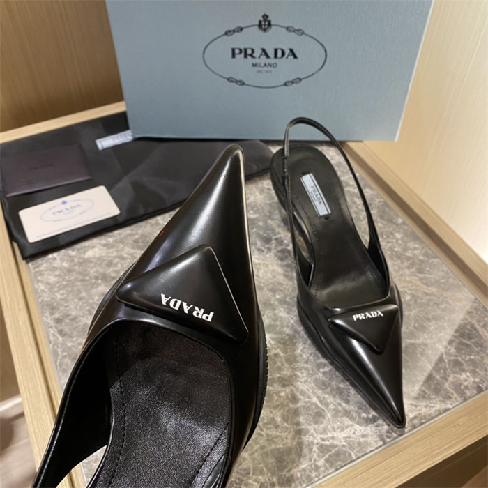 Prada Slingback Pumps 50MM Brushed