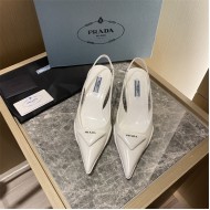 Prada Slingback Pumps 50MM Brushed