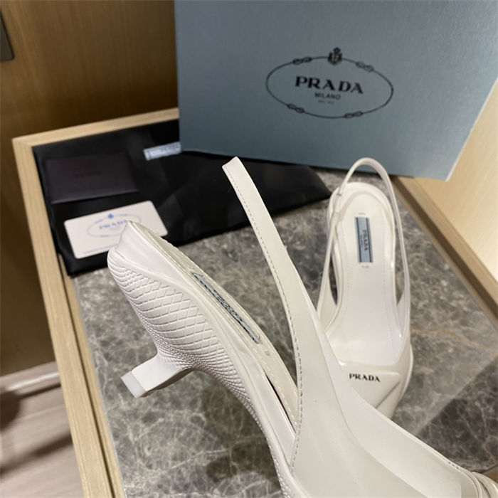 Prada Slingback Pumps 50MM Brushed