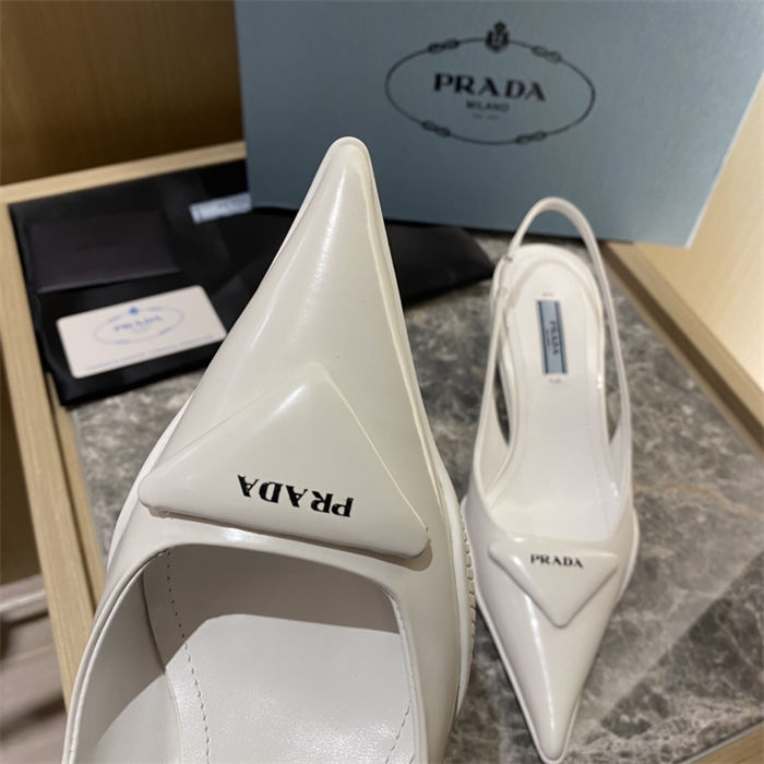 Prada Slingback Pumps 50MM Brushed