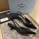 Prada Slingback Pumps 50MM Satin