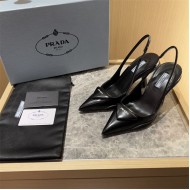 Prada Slingback Pumps 90MM Brushed