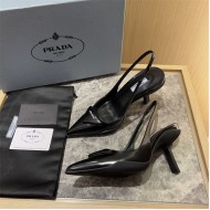 Prada Slingback Pumps 90MM Brushed