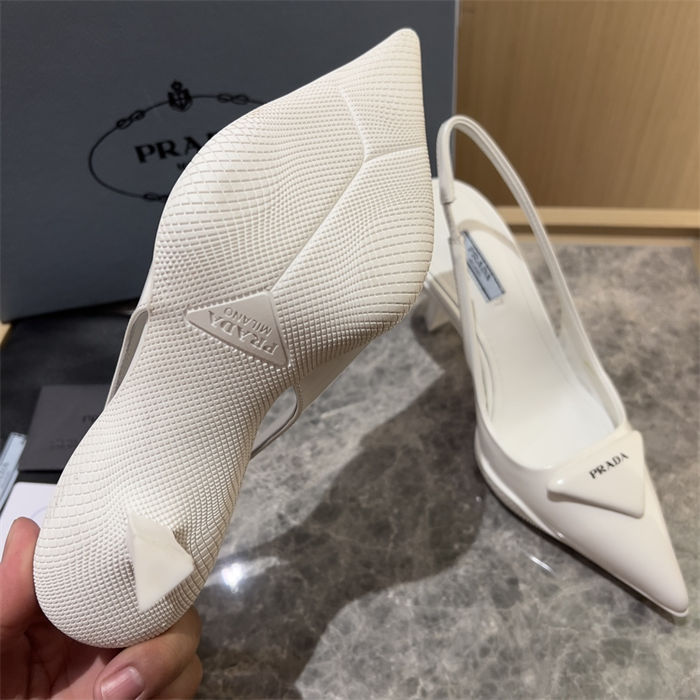 Prada Slingback Pumps 90MM Brushed