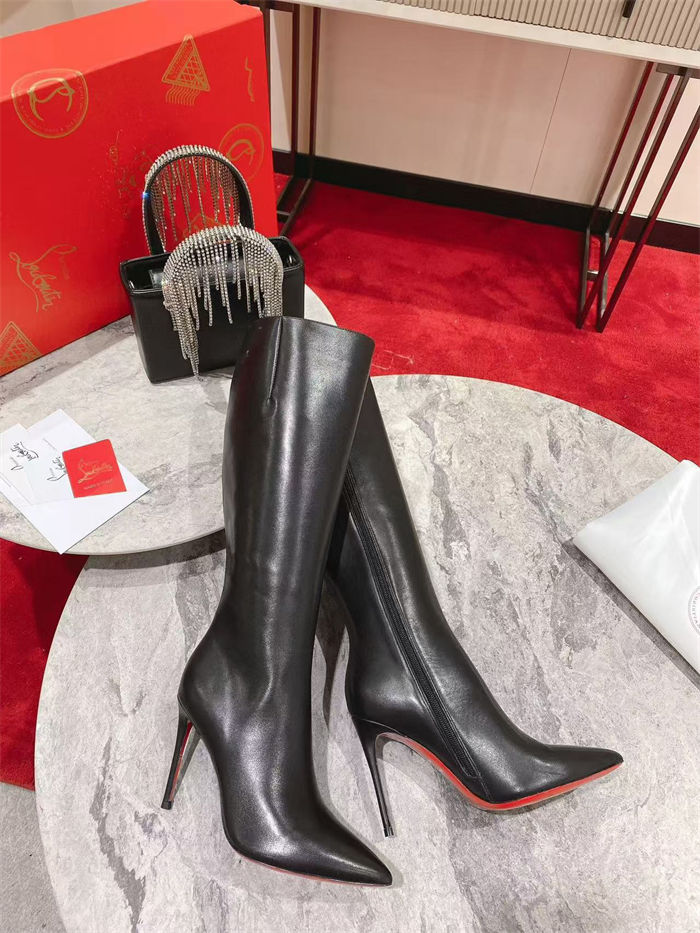 Christian Louboutin Kate Botta Calf leather 100 MM Black