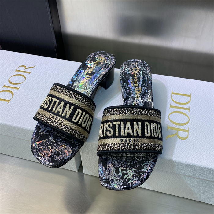 Dior Dway Heeled Slide #4707