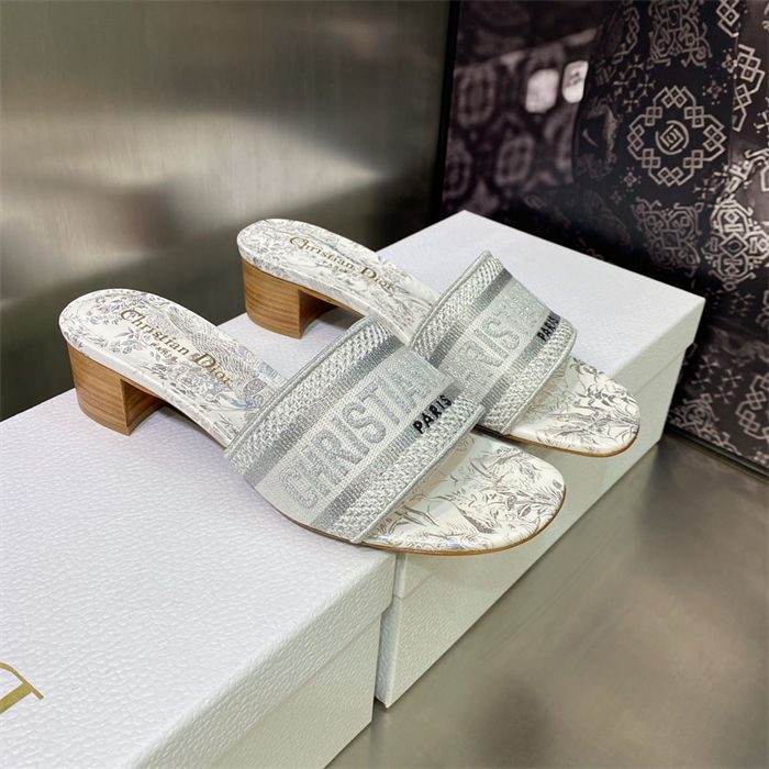 Dior Dway Heeled Slide #4707