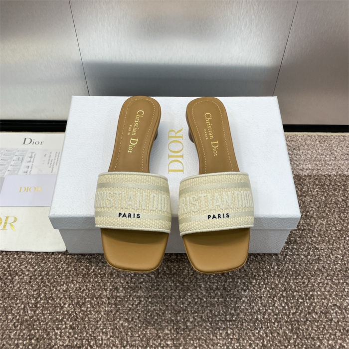 Dior Dway Slide Square Toe