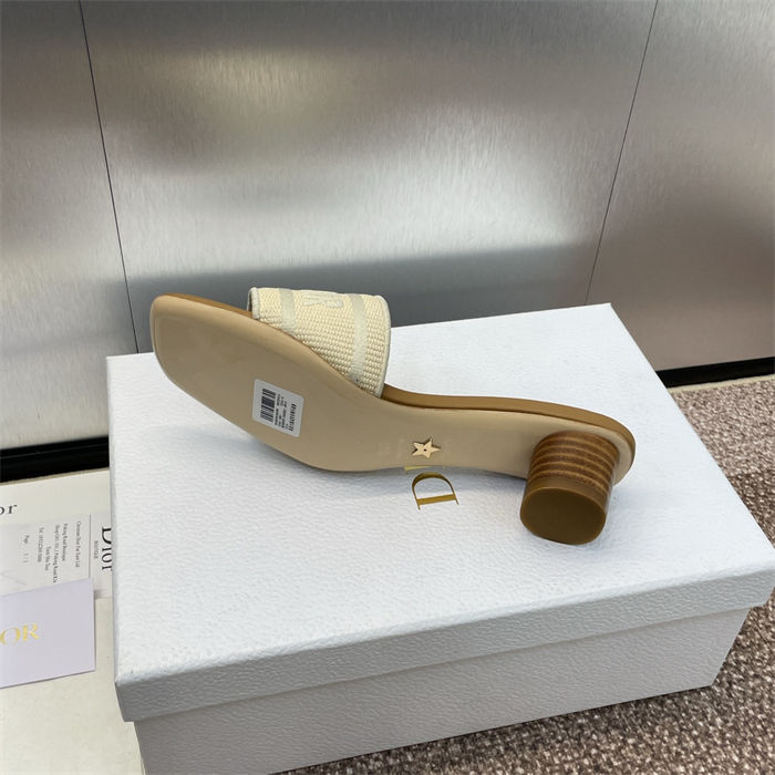 Dior Dway Slide Square Toe