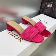 Dior Dway Slide Square Toe