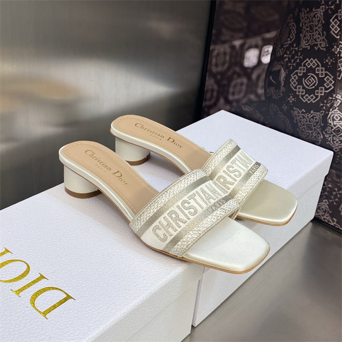 Dior Dway Slide Square Toe