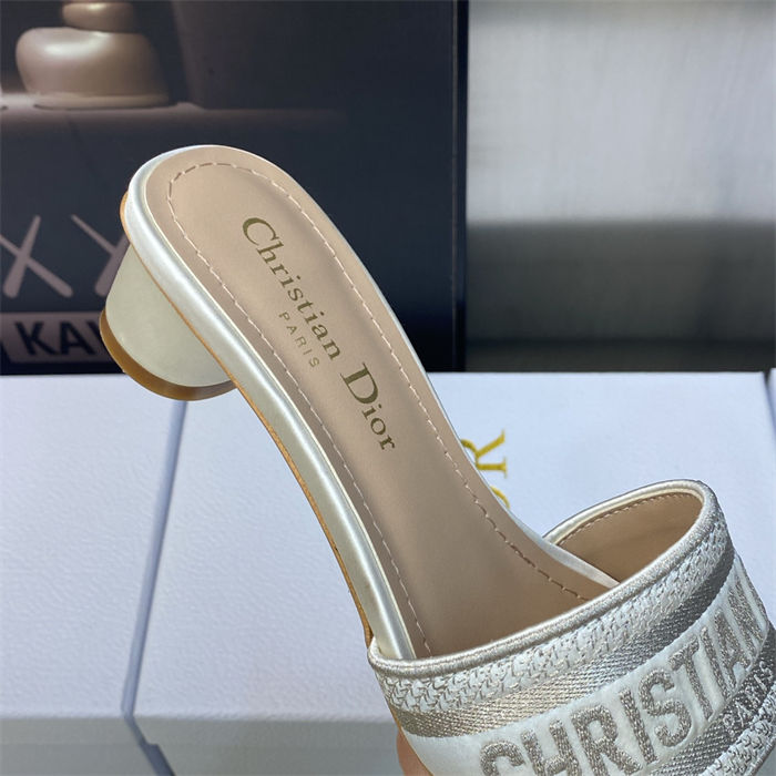 Dior Dway Slide Square Toe