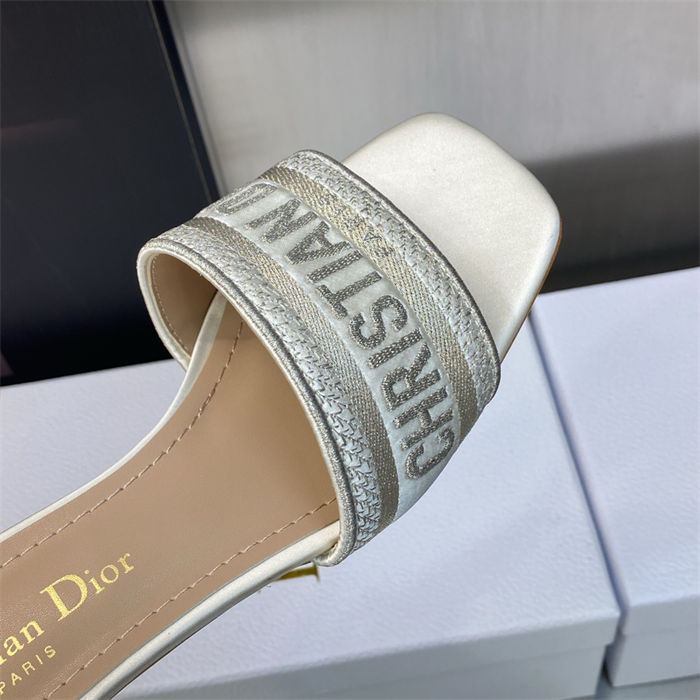 Dior Dway Slide Square Toe