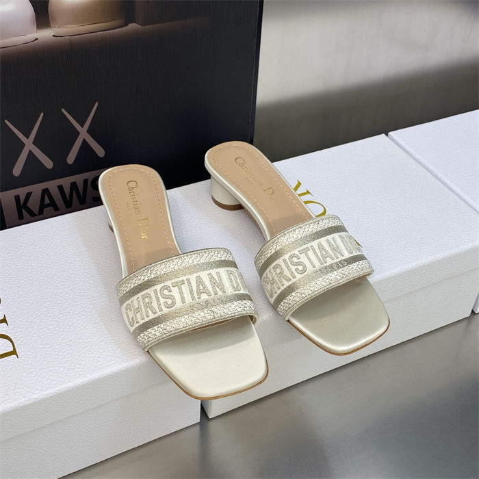 Dior Dway Slide Square Toe