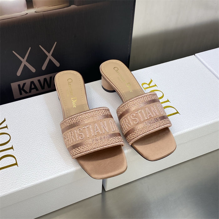 Dior Dway Slide Square Toe