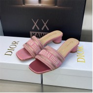 Dior Dway Slide Square Toe