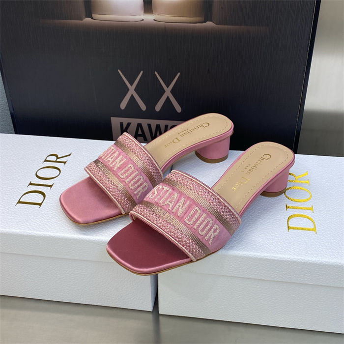 Dior Dway Slide Square Toe