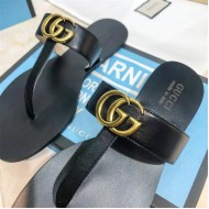 Gucci WOMEN'S THONG SANDAL WITH DOUBLE G