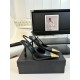 Saint Laurent JEANNE SLINGBACK PUMPS 100MM IN SMOOTH LEATHER