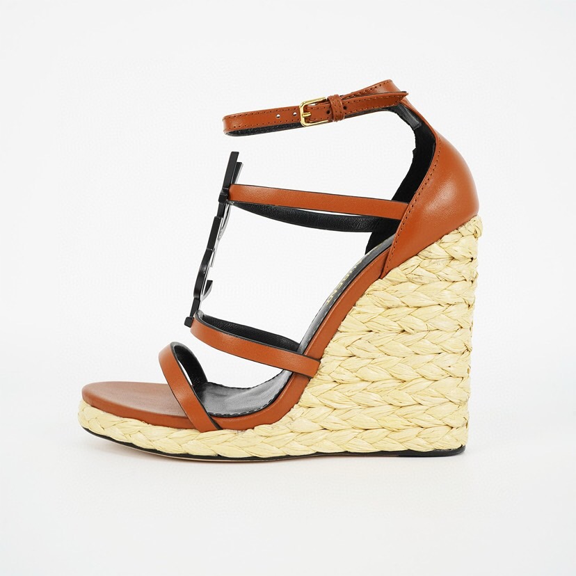 Saint Laurent Wedge Sandals