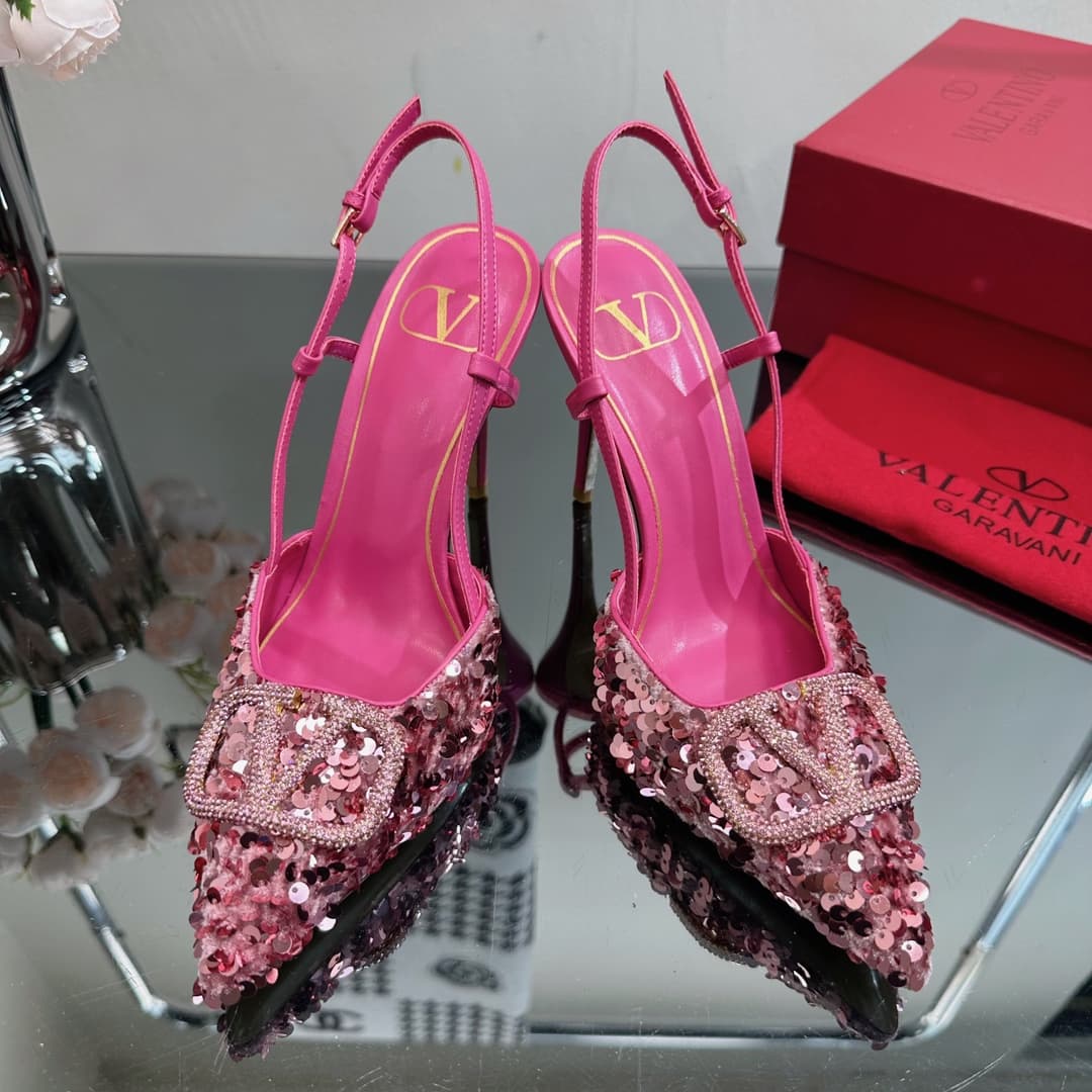 Valentino Slingback Pump Flat/40mm/80mm/100mm