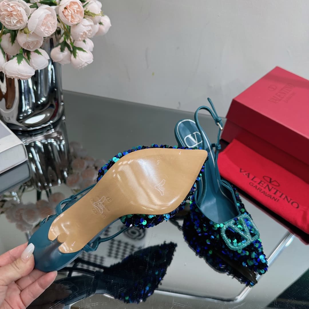 Valentino Slingback Pump Flat/40mm/80mm/100mm