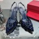 Valentino Slingback Pump Flat/40mm/80mm/100mm