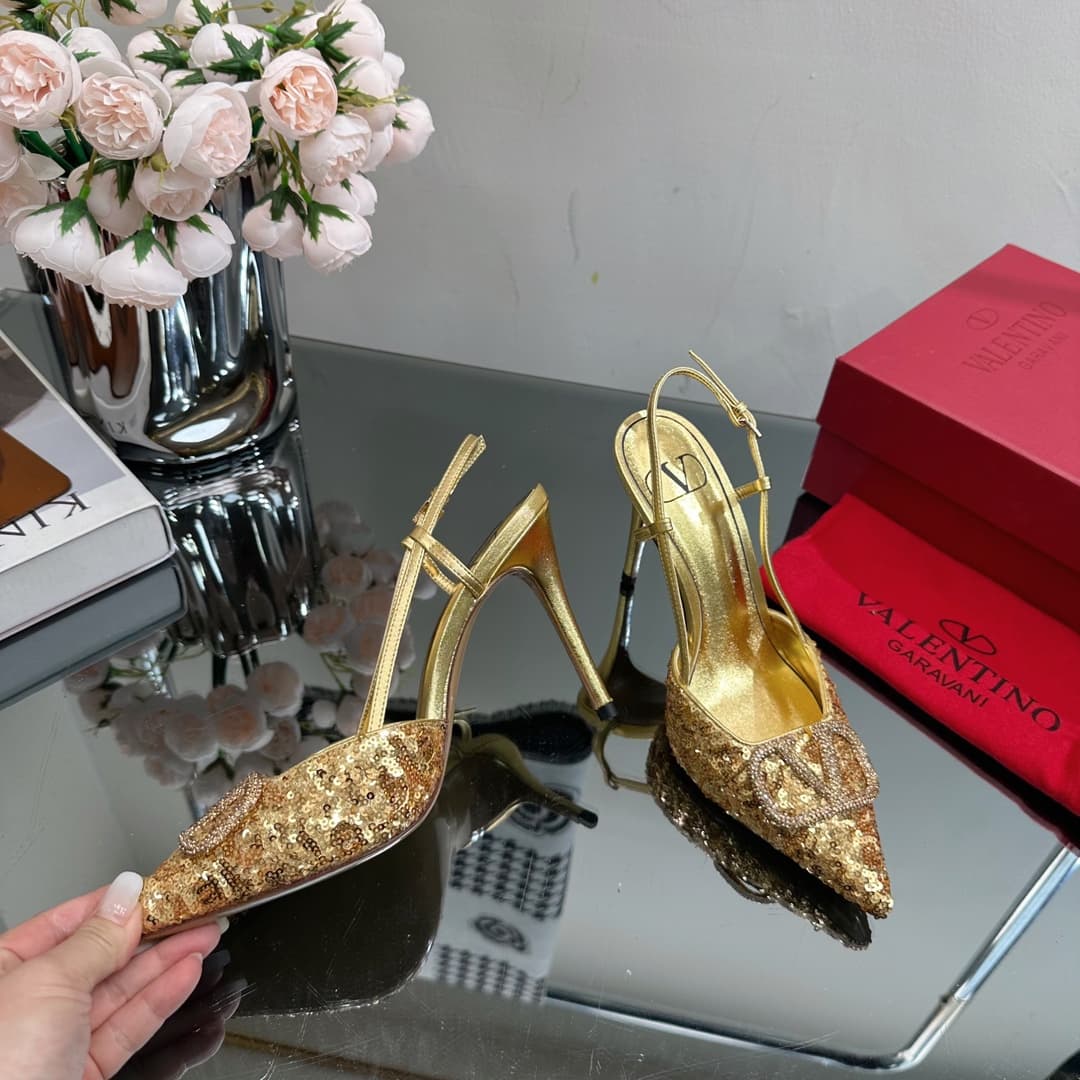 Valentino Slingback Pump Flat/40mm/80mm/100mm